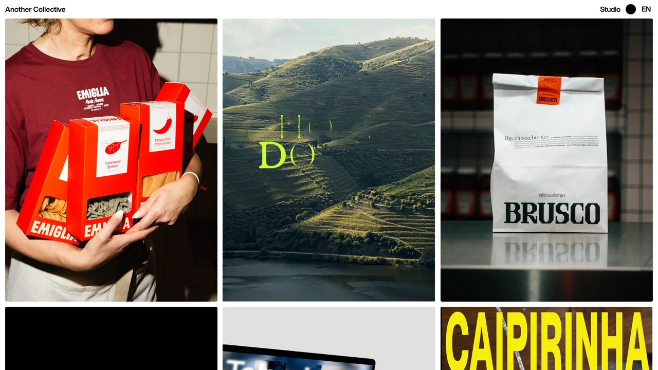 Screenshot of Another Collective website