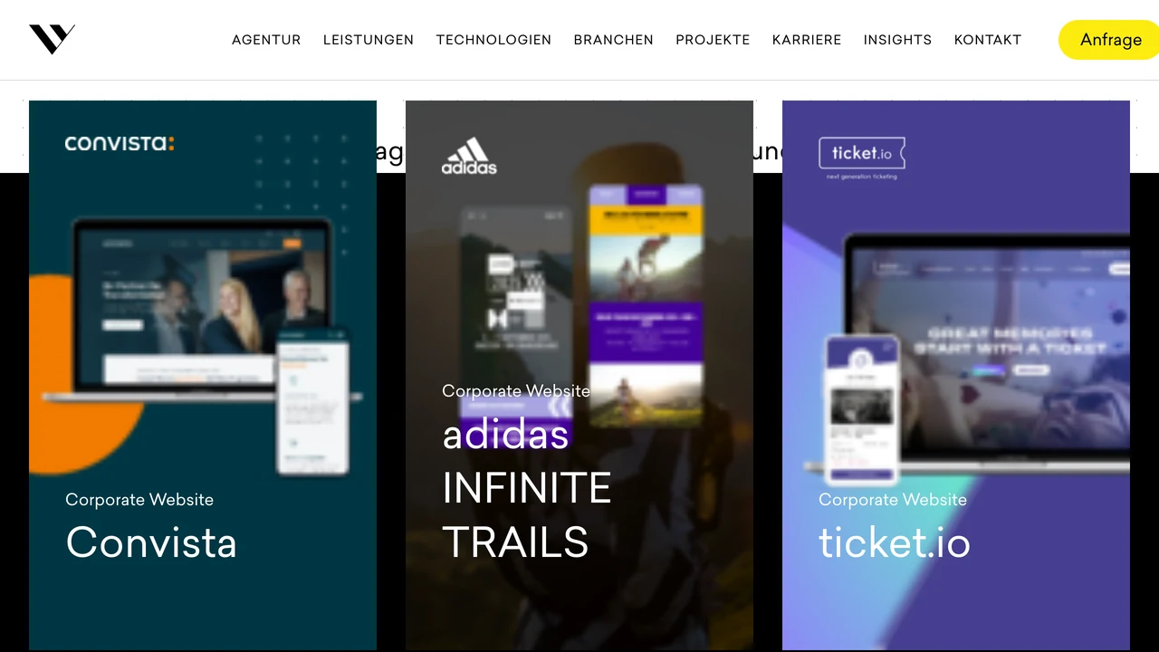 Screenshot der Website von Friendventure