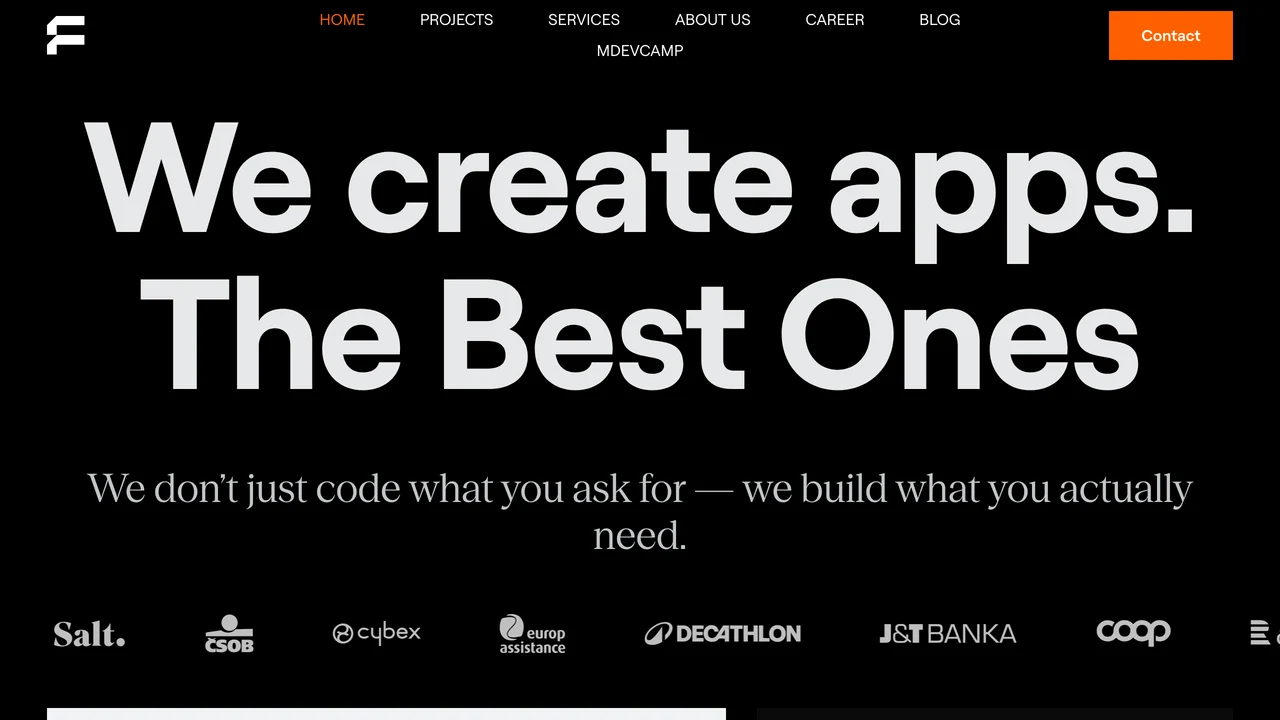 Screenshot of Futured website