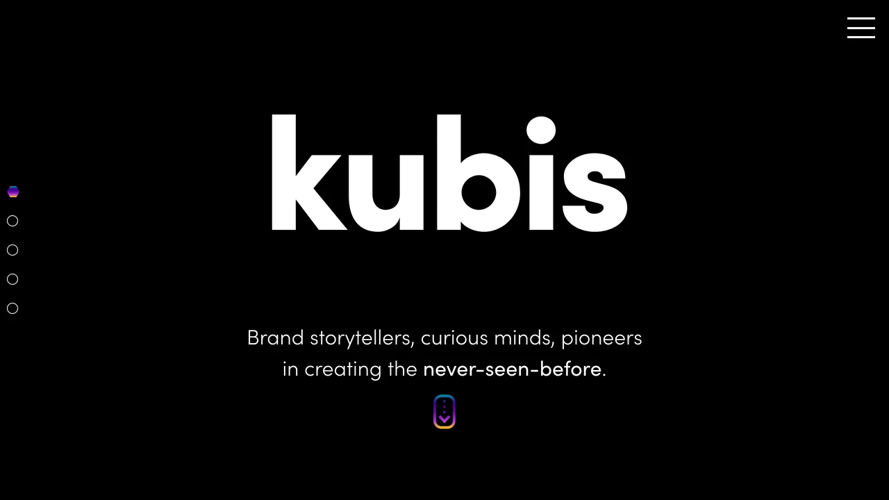Screenshot of KUBIS website