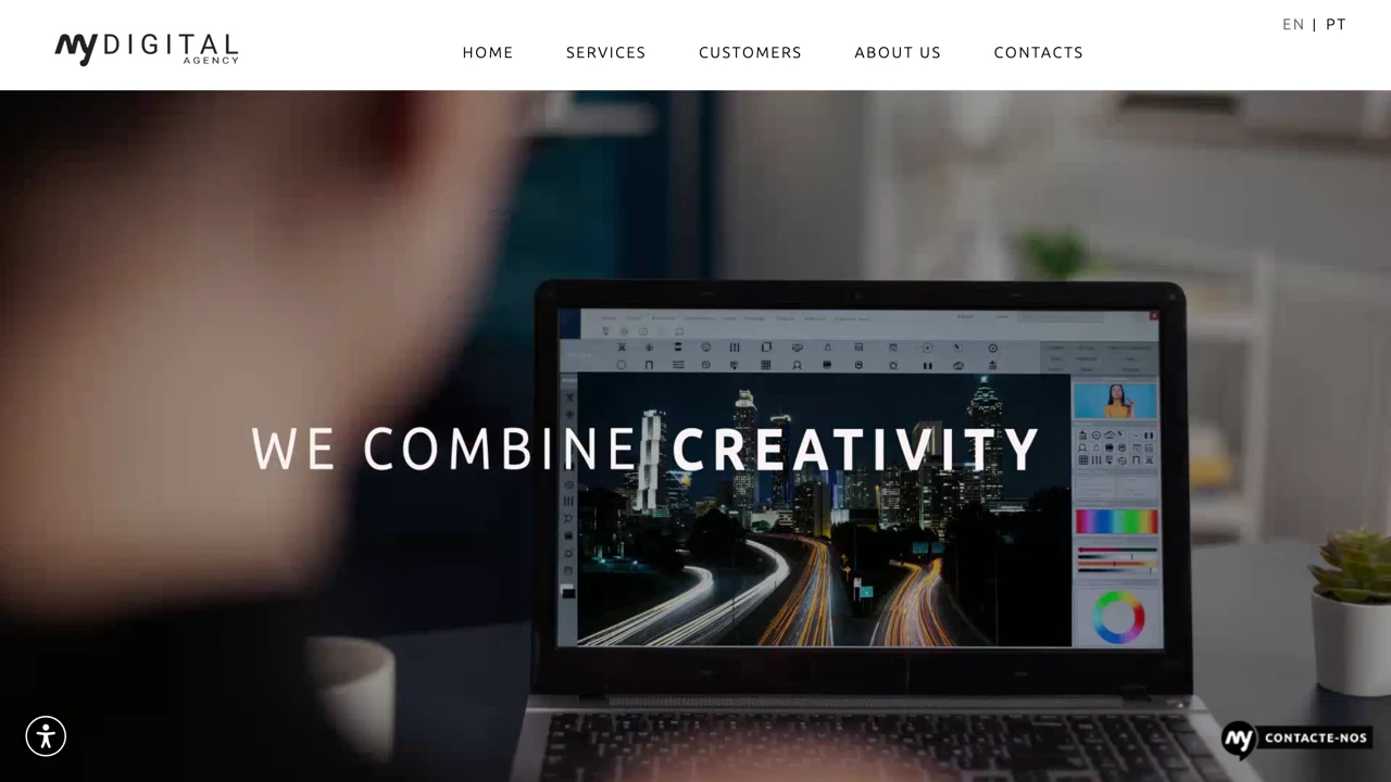 Screenshot of MyDigital website