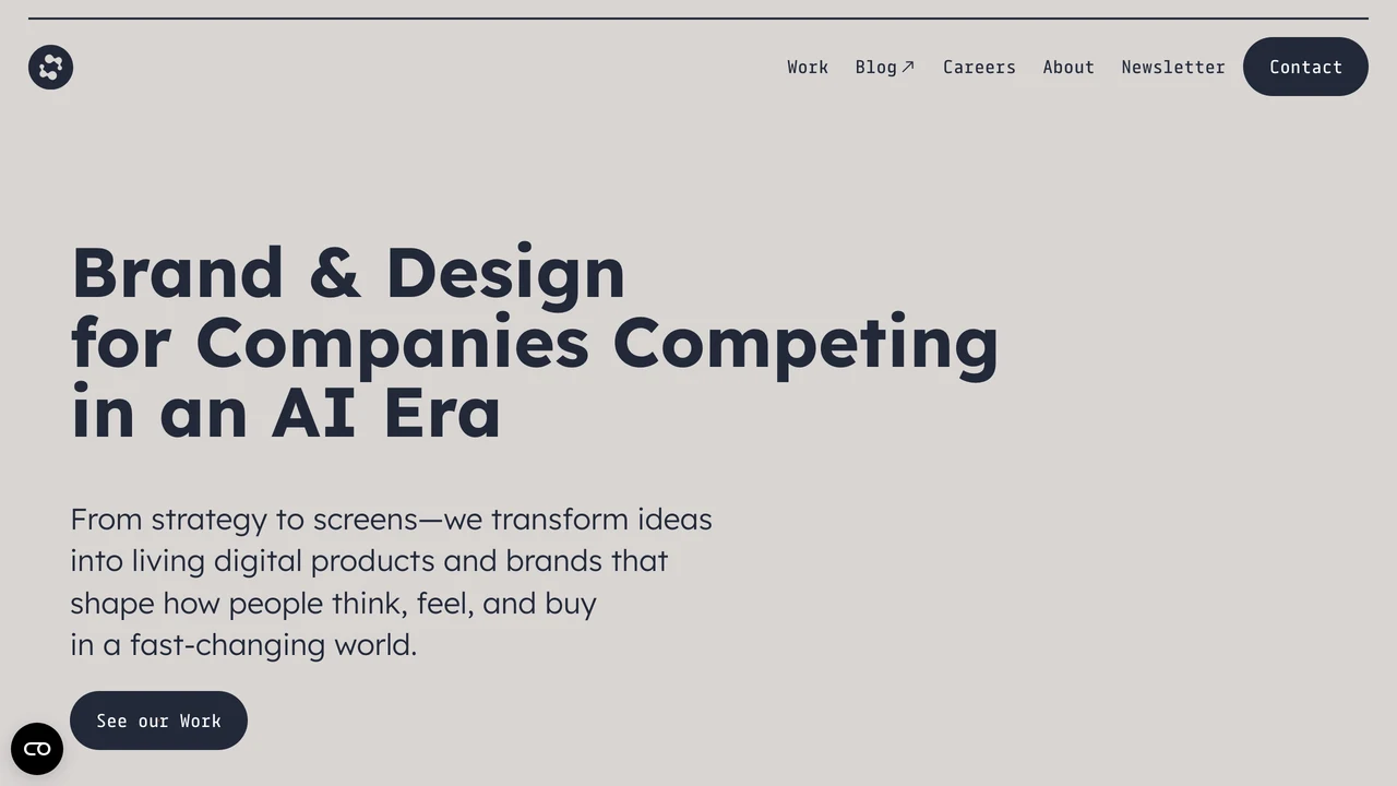 Screenshot of Symbio website