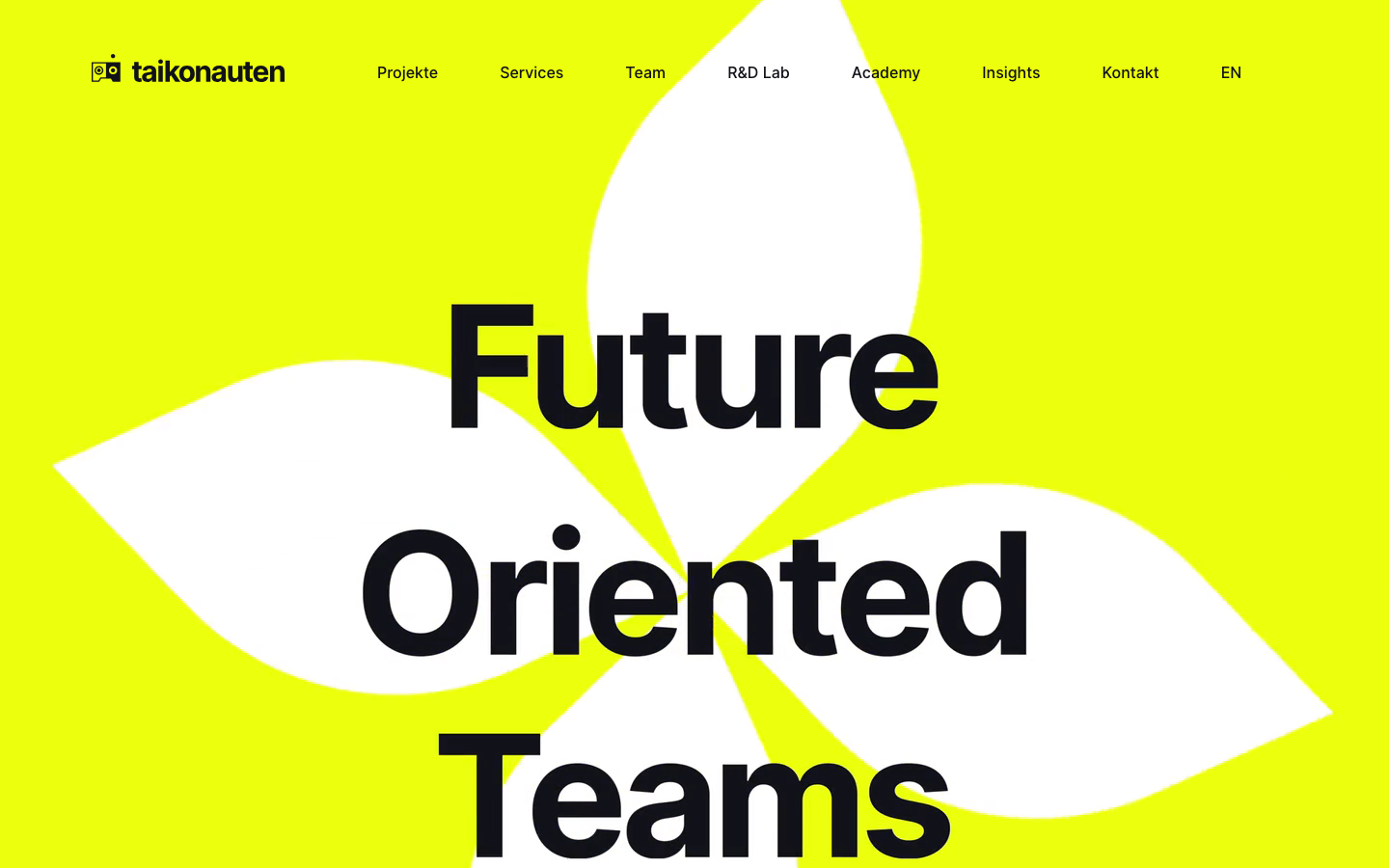 Screenshot of Taikonauten website