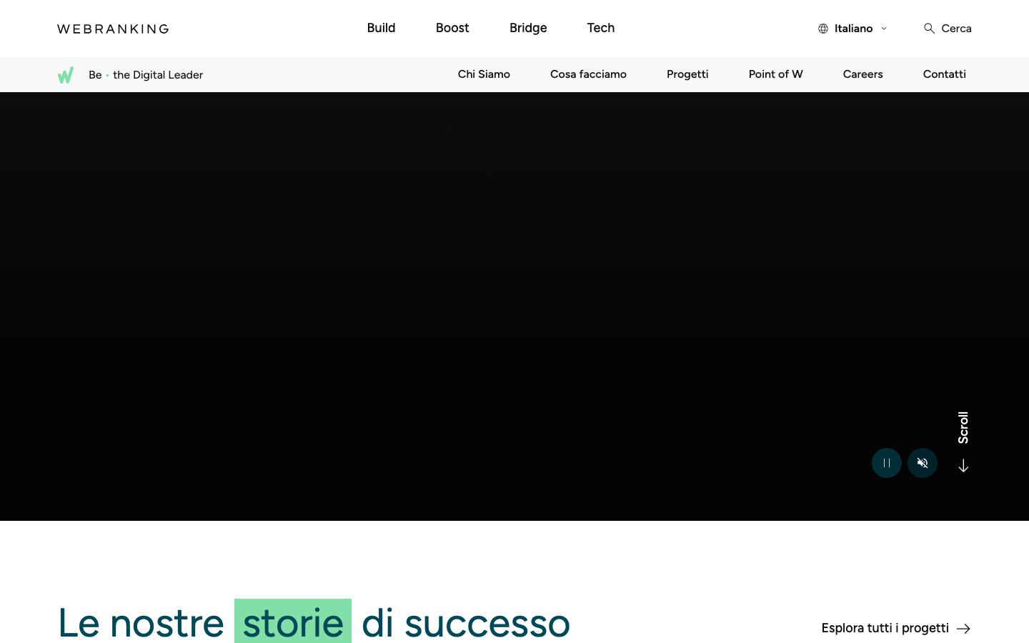 Screenshot of Webranking website